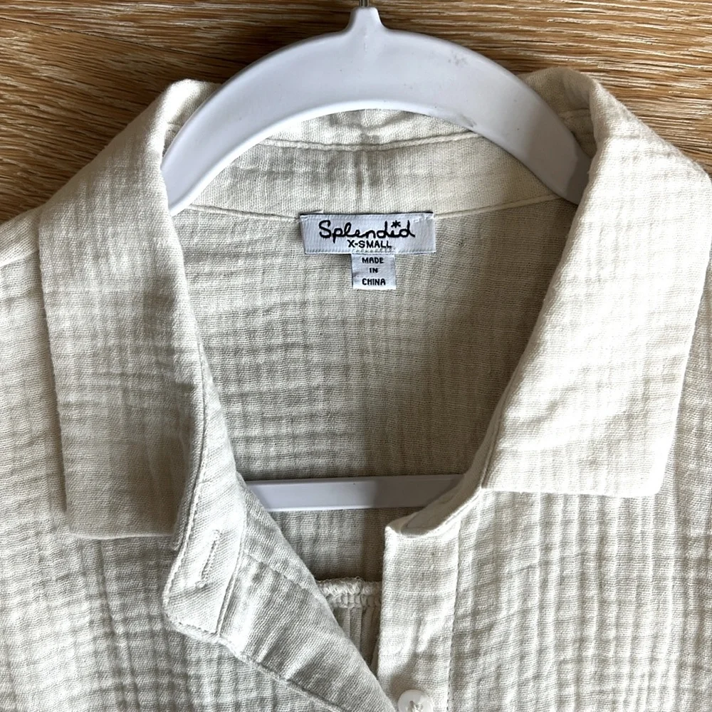 Splendid Gauze shorts/shirt set - Picture 2 of 4